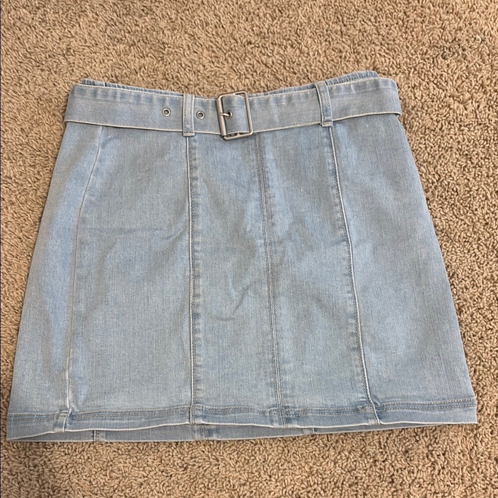 Pacsun Light Blue Denim Skirt